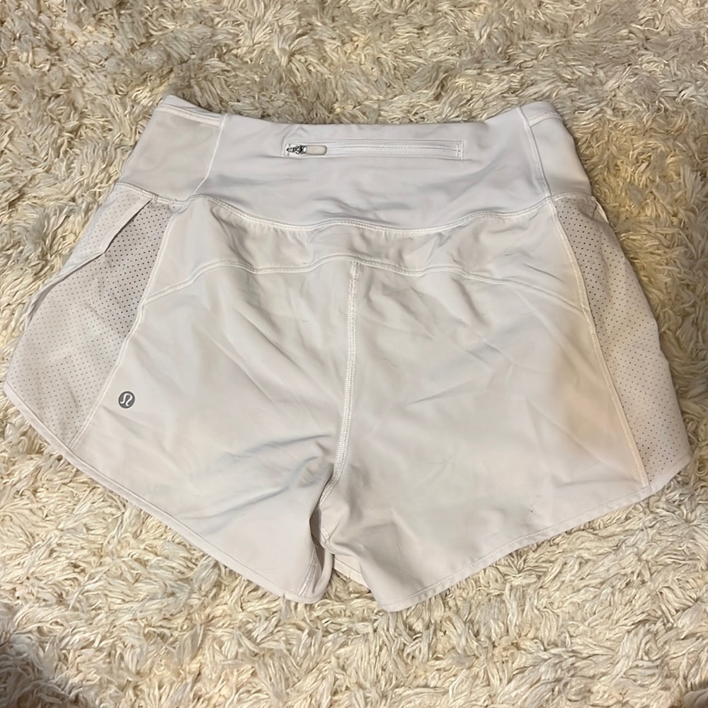 White Lululemon Shorts